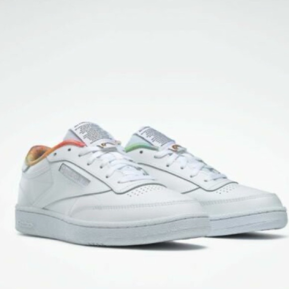 NEW WITH BOX Reebok Classic club c 85 pride sneakers